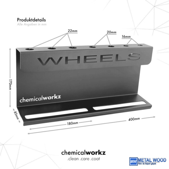 ChemicalWorkz Ecset és Tisztítószeres Flakon WHEELS 40cm - Image 3