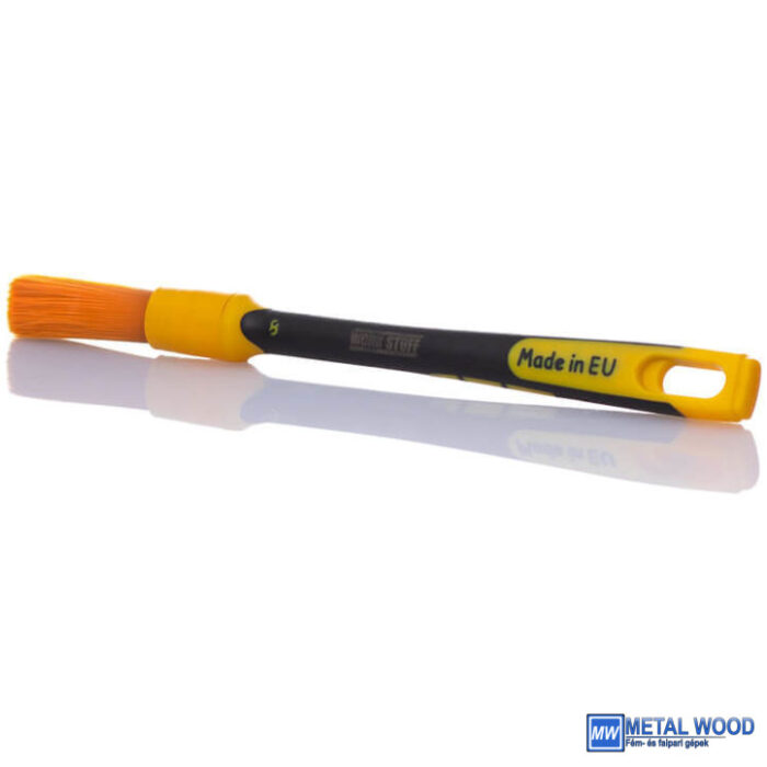 Work Stuff Detailing Brush Rubber Albino Orange 16mm Ecset - No.8 - Image 1
