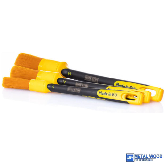 Work Stuff Detailing Brush Rubber Albino Orange 16mm Ecset - No.8 - Image 2