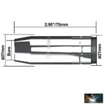 Kissé szűkülő gázterelő D=19 (5db/cs) - Image 2