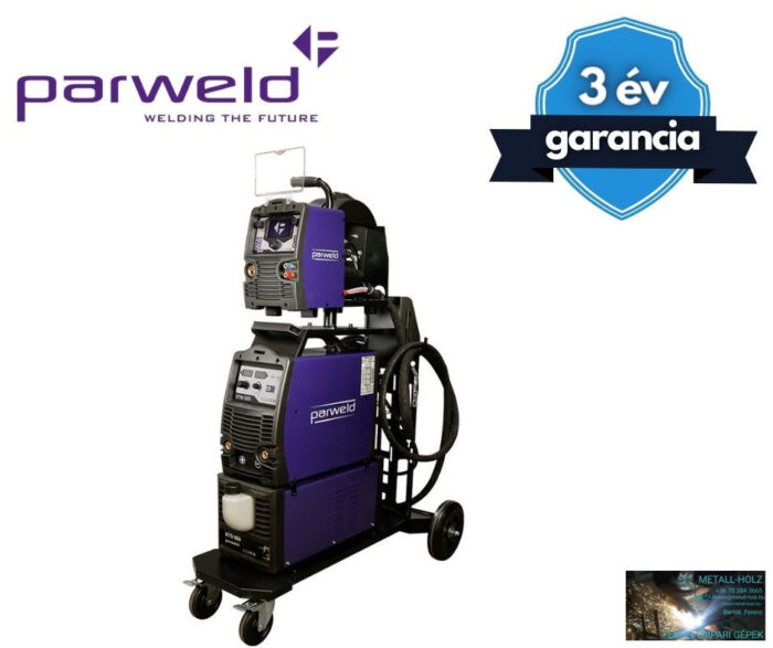 Parweld 400A-os 400V digitális, inverteres, külön huzaltoló, vízhűtéses Multi-MIG hegesztőgép - Image 1