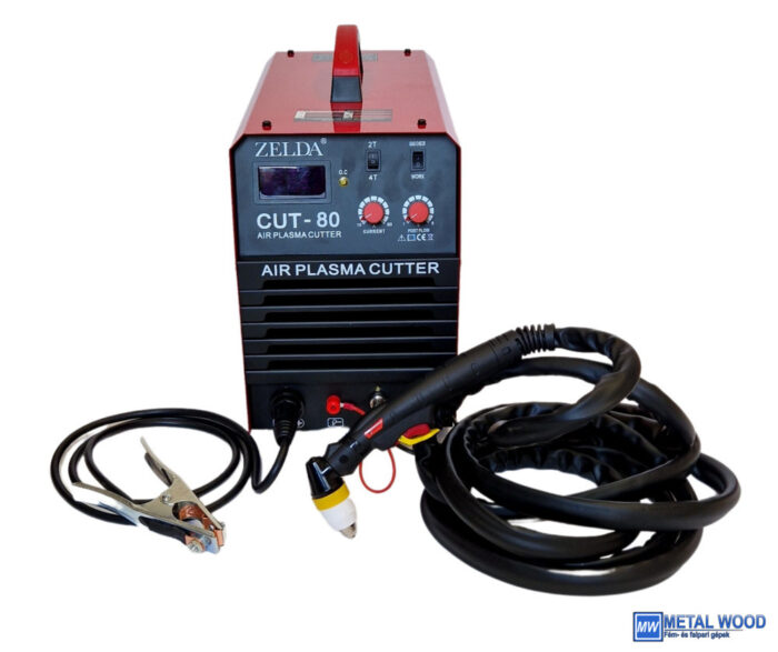ZELDA CUT-80, 80A-os inverteres plazmavágógép, CNC vezérlés, P80 munkakábel - Image 5