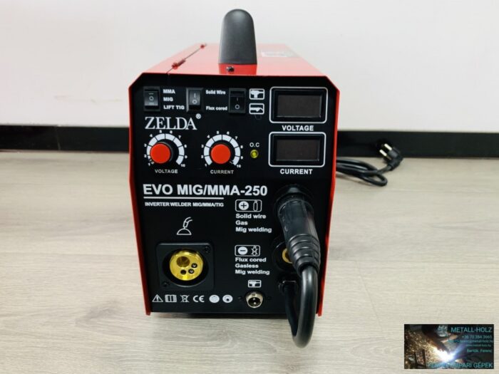 ZELDA EVOMIG-250 Pro Multimig inverteres hegesztőgép - Image 3