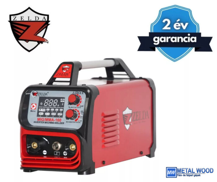 ZELDA MIG/MMA-160D 2in1 NOGAS FLUX / MMA porbeles hegesztőgép - Image 1