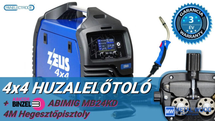 Panelelectrode ZEUS 200 Double Pulse (4x4) inverteres hegesztőgép - Image 1