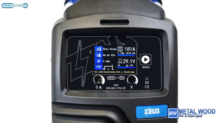 Panelelectrode ZEUS 200 Double Pulse inverteres hegesztőgép - Image 3