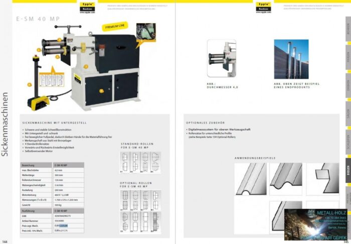 Epple E-SM 40 MP Peremezőgép talppal - Image 1