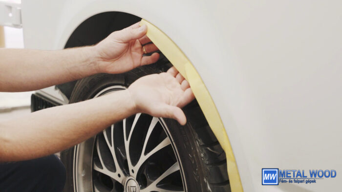 Q1 Prémium maszkoló szalag/ Sárga  18mm/50m 110 °C - Image 4