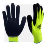 LATEKSFOM YB latex mártott neon munkavédelmi kesztyű