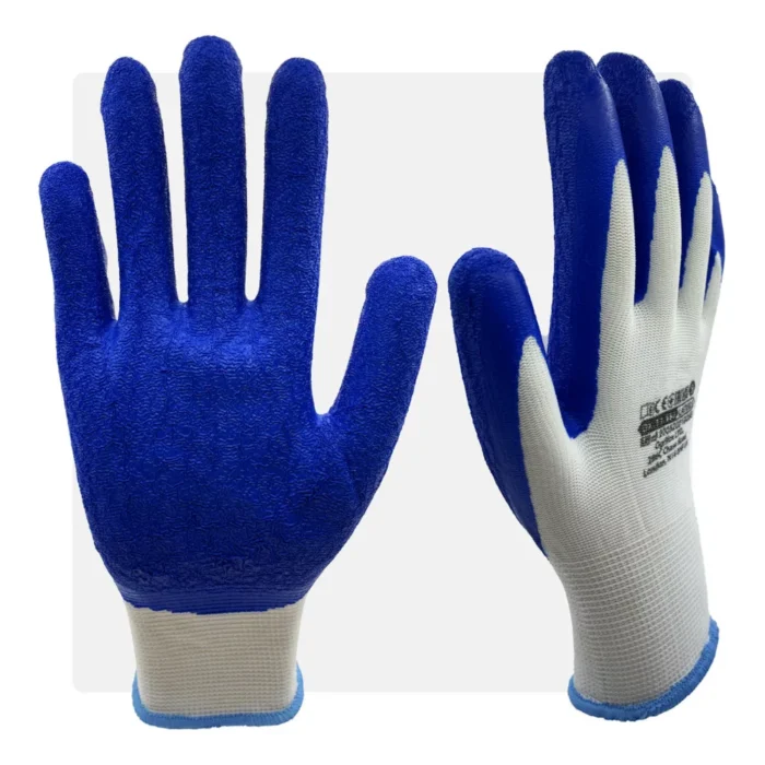 LATEKS WN latex mártott kék munkavédelmi kesztyű - Image 1