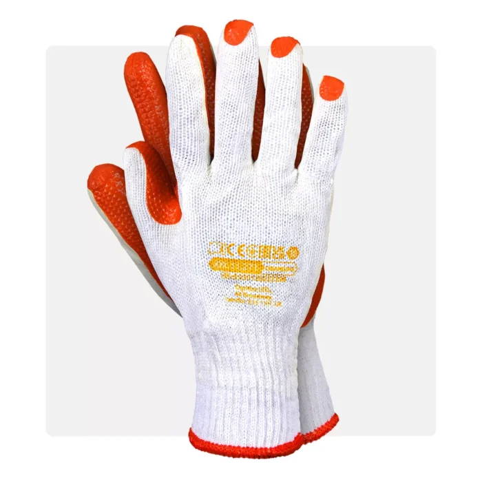 OX-ORANGINA_WP10 ORANGINA dupla vulkanizált narancs vágásbiztos munkavédelmi kesztyű - Image 1