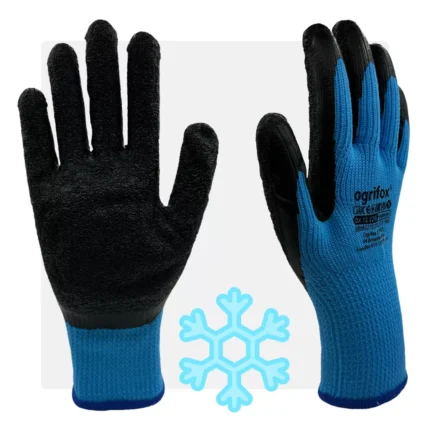 WINORT NB latex mártott kék téli munkavédelmi kesztyű