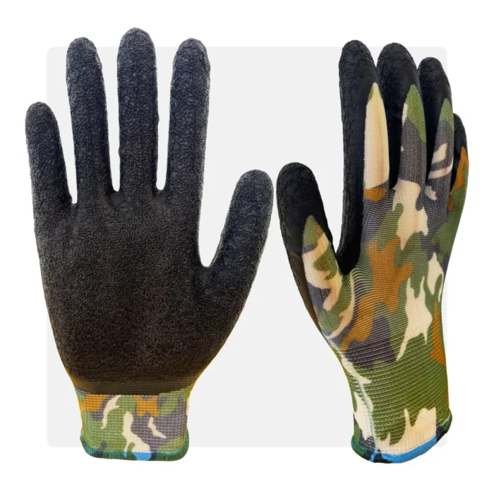 RTELA MORO latex mártott terepmintás munkavédelmi kesztyű - Image 1