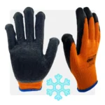 ARCTIC latex mártott narancs téli munkavédelmi kesztyű