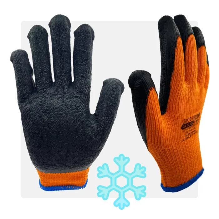 ARCTIC latex mártott narancs téli munkavédelmi kesztyű - Image 1