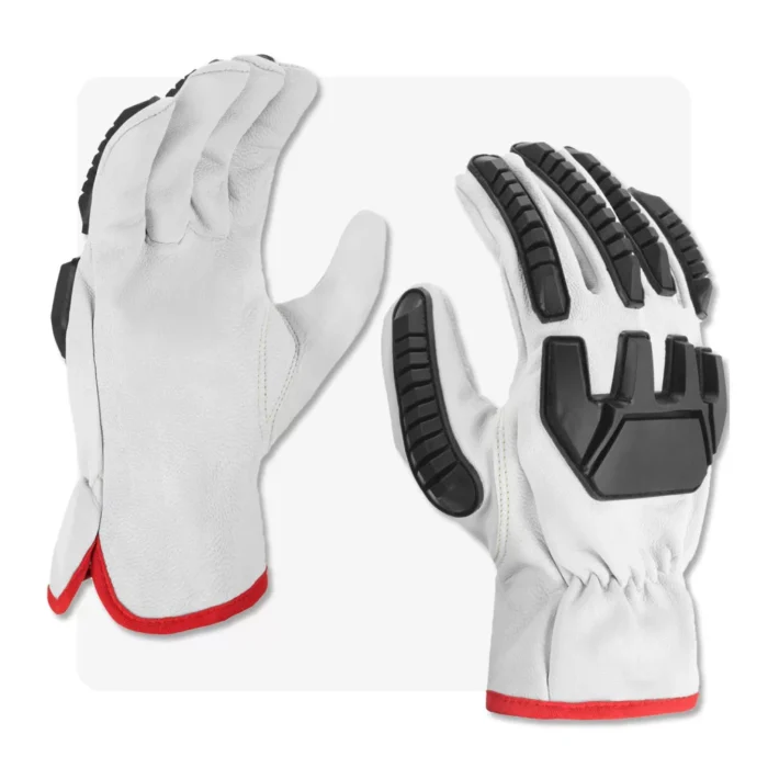 X-DRIVER_TPR_10 DRIVER TPR protektoros kecskebőr munkavédelmi kesztyű - Image 1