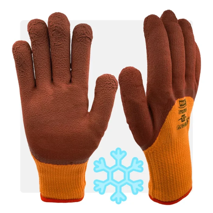 ESKIMO latex mártott narancs téli munkavédelmi kesztyű - Image 1