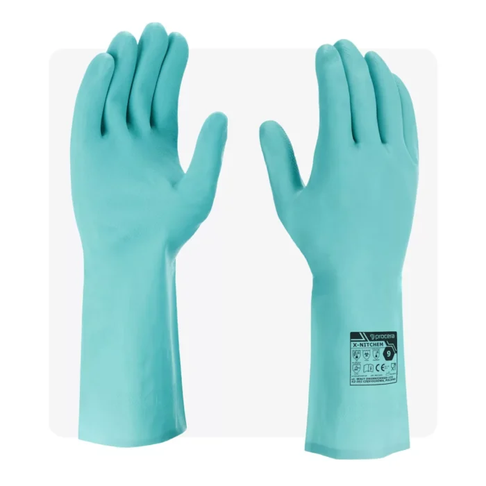 NITCHEM nitril vegyszerálló munkavédelmi kesztyű - Image 1