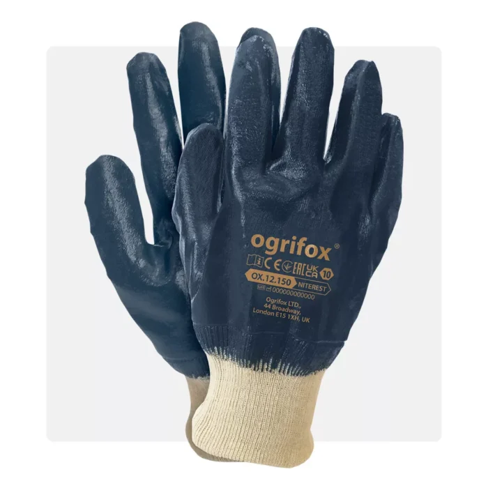 NITEL nitril mártott kék munkavédelmi kesztyű - Image 1