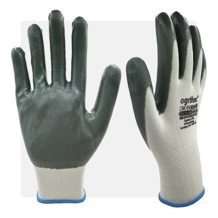 NITRON nitril mártott fehér munkavédelmi kesztyű - Image 1