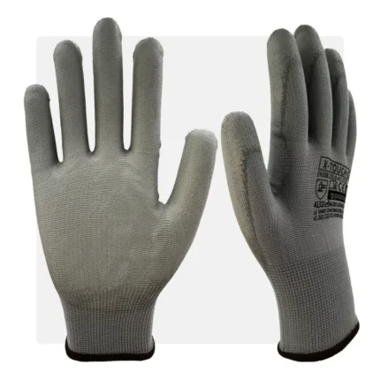 TOUCH GRAY PU mártott szürke munkavédelmi kesztyű