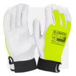 kecskebőr neon munkavédelmi kesztyű