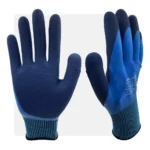 RWNYL dupla latex mártott kék munkavédelmi kesztyű
