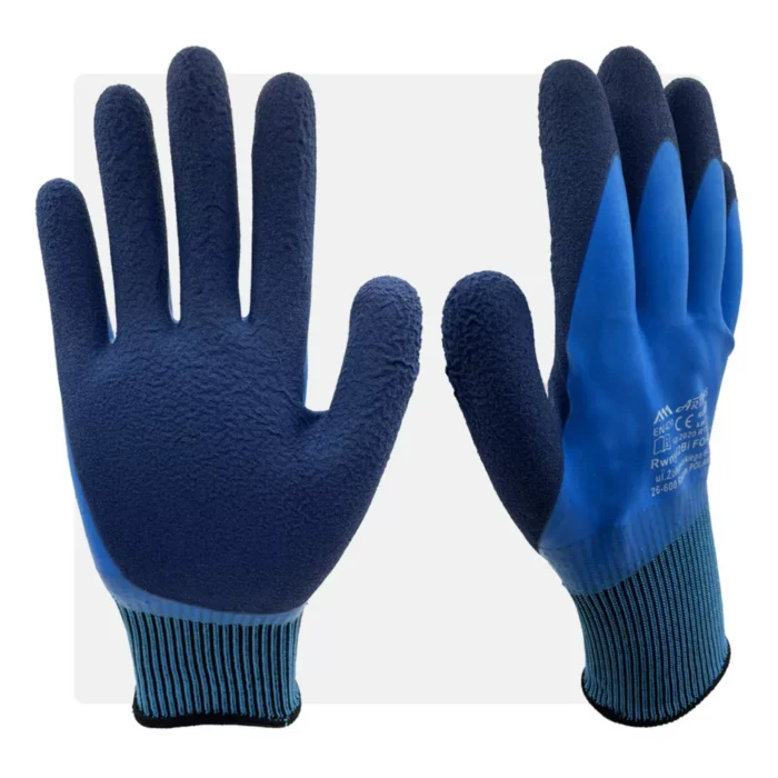 ZR-MART-FULLDUP-LAT RWNYL dupla latex mártott kék munkavédelmi kesztyű - Image 1